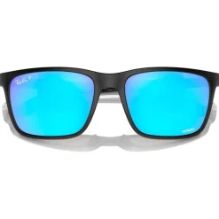 Lunettes Polarisées|Lunettes Femme<Ray Ban Lunettes de soleil RB4385 Matte Black Chromance Polar Green Blue