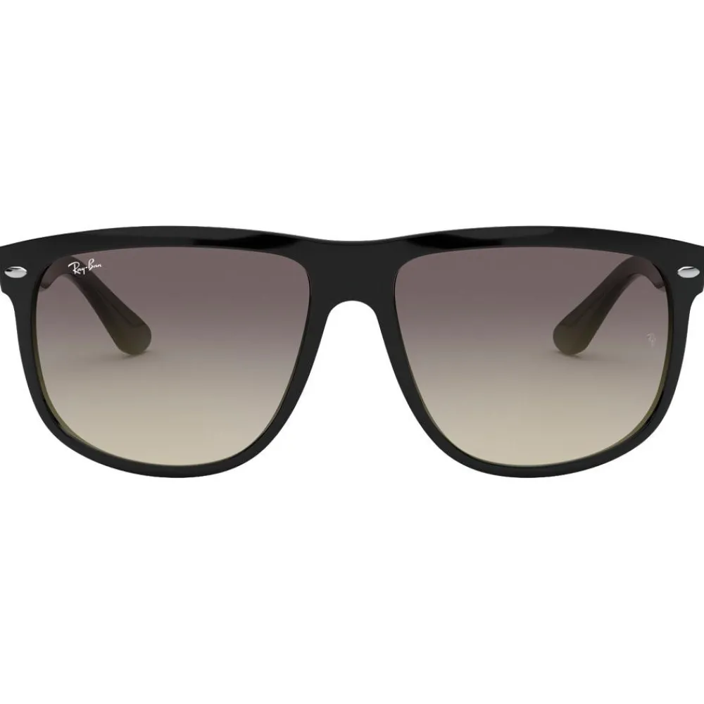 New Lunettes de soleil RB4147 Boyfriend Polished Black Grey Femme Lunettes Femme