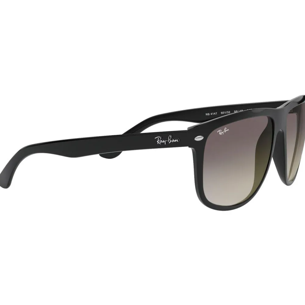 New Lunettes de soleil RB4147 Boyfriend Polished Black Grey Femme Lunettes Femme