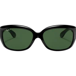 Lunettes Femme|Lunettes Femme<Ray Ban Lunettes de soleil RB4101 Jackie Ohh Polished Black Dark Green