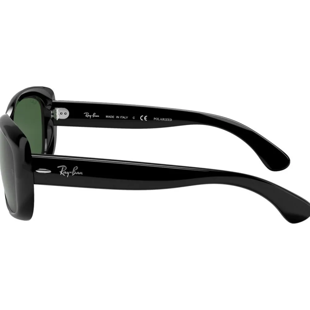 Lunettes Femme|Lunettes Femme<Ray Ban Lunettes de soleil RB4101 Jackie Ohh Polished Black Dark Green