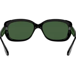 Lunettes Femme|Lunettes Femme<Ray Ban Lunettes de soleil RB4101 Jackie Ohh Polished Black Dark Green