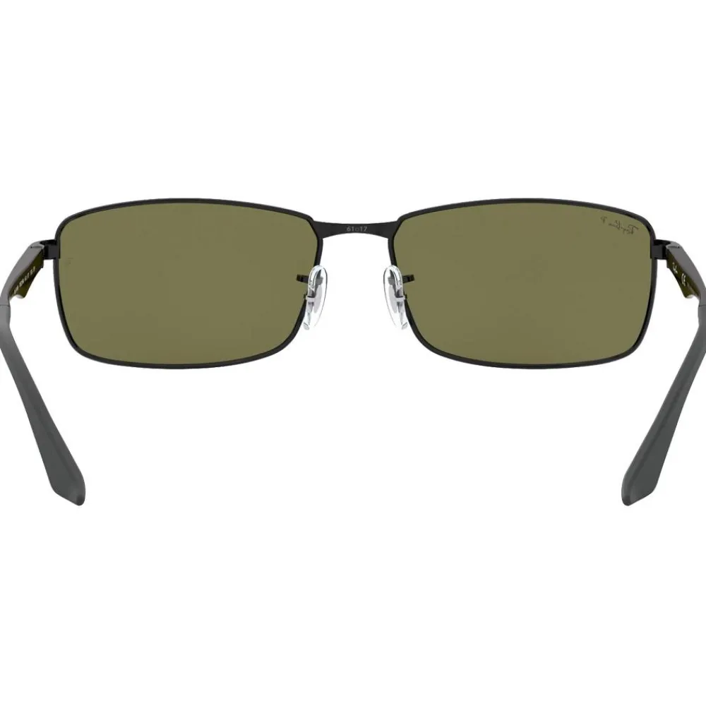 Lunettes Femme|Lunettes Polarisées<Ray Ban Lunettes de soleil RB3498 Polished Black Green G-15 Polar
