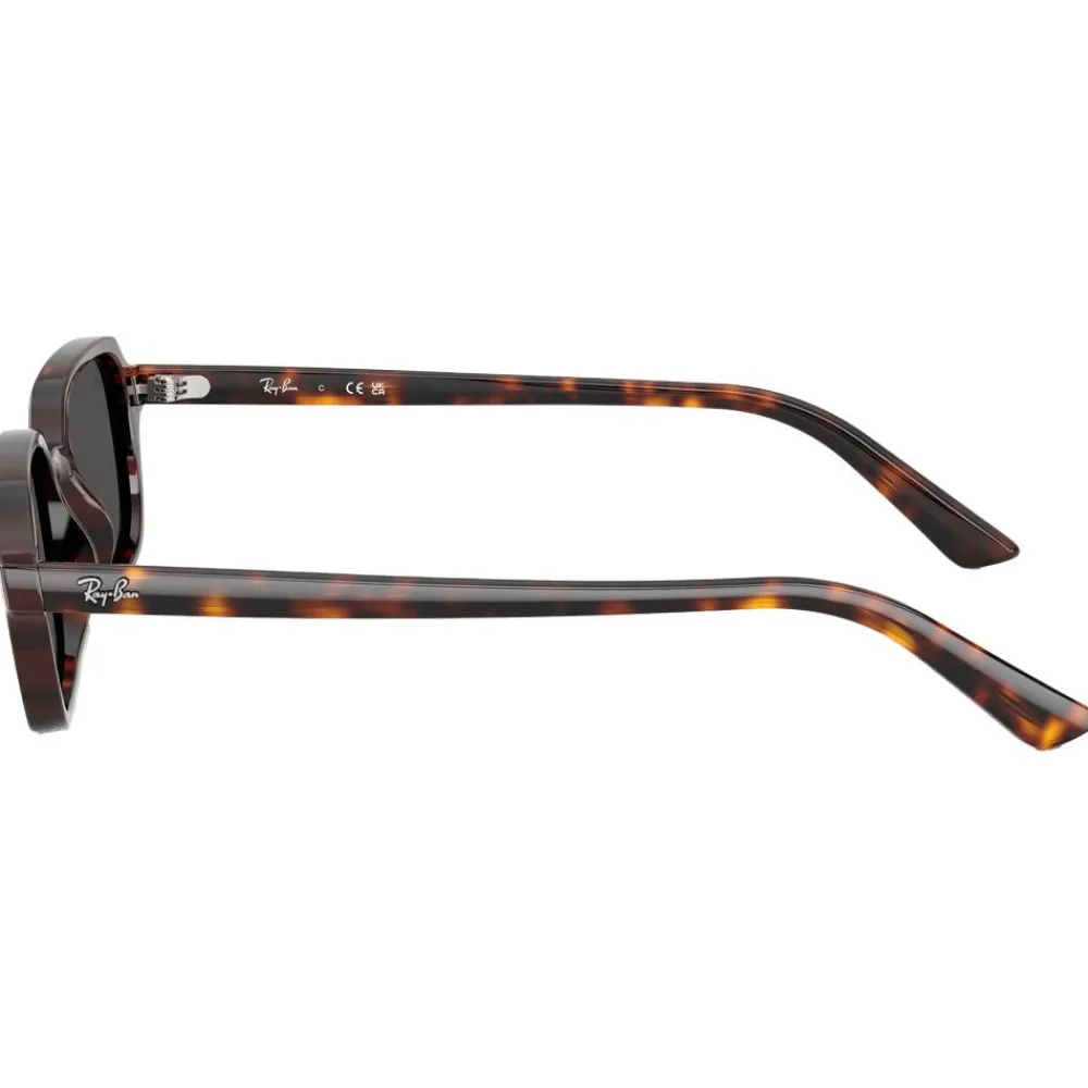 Lunettes Femme<Ray Ban Lunettes de soleil RB4455 Zuri Polished Havana Dark Grey