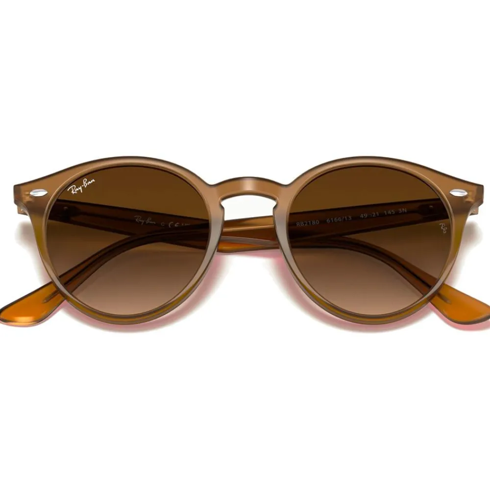 New Lunettes de soleil RB2180 Polished Light Brown Gradient Brown Femme Lunettes Femme