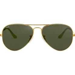 Online Lunettes de soleil RB3025 Aviator Classic Polished Gold Green G-15 Femme Lunettes Femme|Lunettes Femme