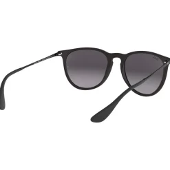 Best Lunettes de soleil RB4171 Erika Classic Matte Rubber Black Gradient Grey Femme Lunettes Femme|Lunettes Femme