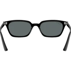 New Lunettes de soleil RB4456 Zaya Polished Black Dark Grey Polar Femme Lunettes Femme|Lunettes Polarisées
