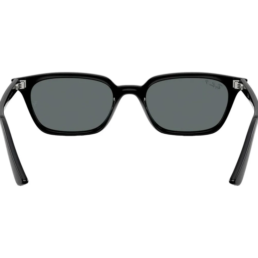 New Lunettes de soleil RB4456 Zaya Polished Black Dark Grey Polar Femme Lunettes Femme|Lunettes Polarisées