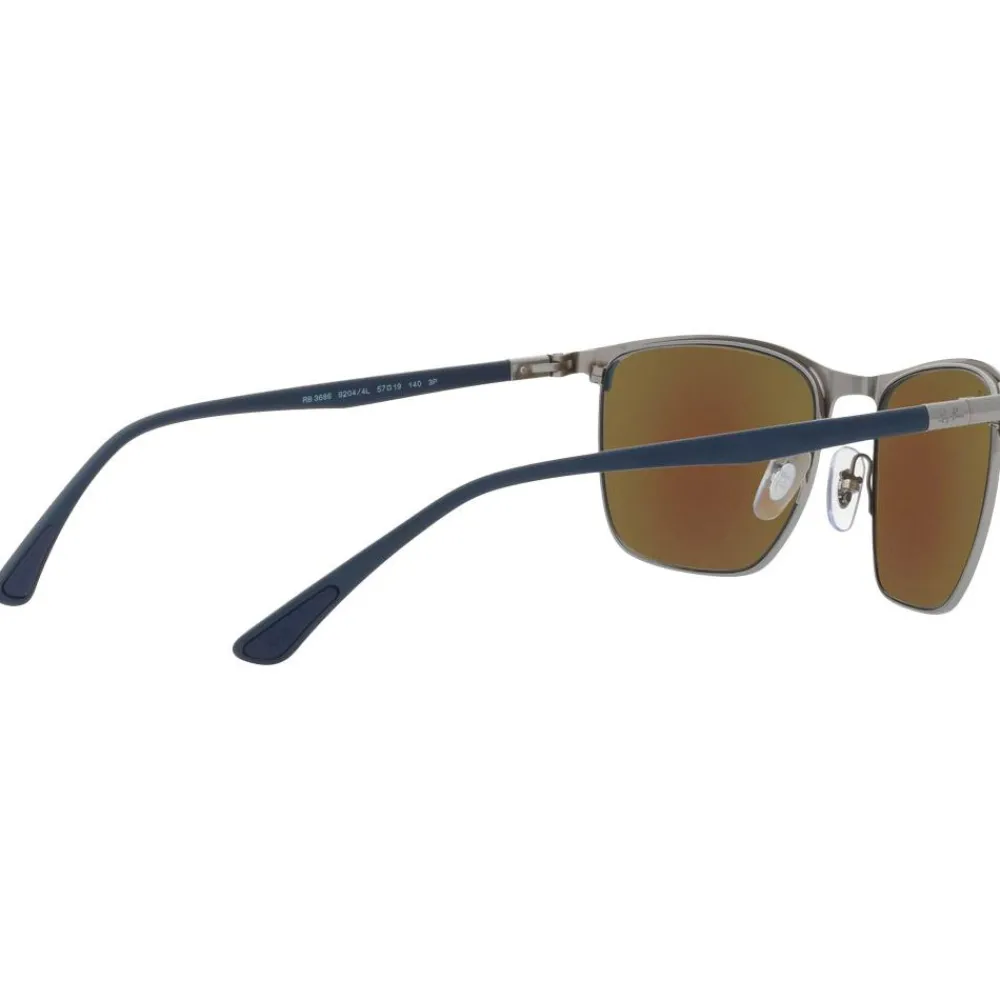 Lunettes de soleil RB3686 Polished Blue Chromance Polar Blue Femme Lunettes Femme|Lunettes Polarisées
