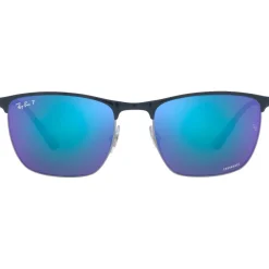 Lunettes de soleil RB3686 Polished Blue Chromance Polar Blue Femme Lunettes Femme|Lunettes Polarisées