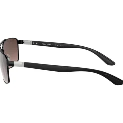 Lunettes Femme|Lunettes Polarisées<Ray Ban Lunettes de soleil RB3737 Polished Black Chromance Grey Polar
