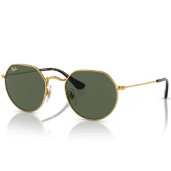 Lunettes Enfant<Ray Ban Lunettes de soleil Jack Kids Polished Arista Gold Green