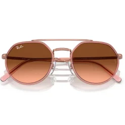 Lunettes Femme<Ray Ban Lunettes de soleil RB3765 Polished Copper Rose Gradient Brown