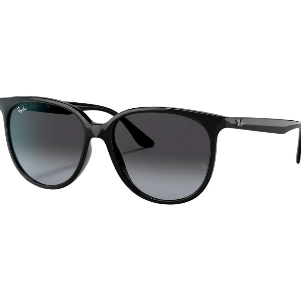 Outlet Lunettes de soleil RB4378 Polished Black Gradient Grey Femme Lunettes Femme