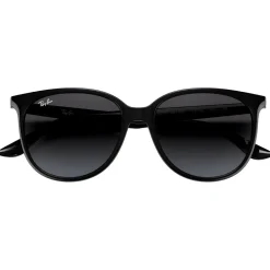 Outlet Lunettes de soleil RB4378 Polished Black Gradient Grey Femme Lunettes Femme