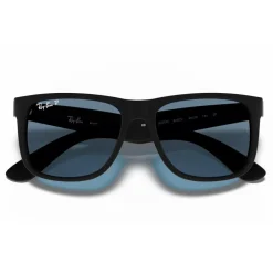 Lunettes Femme|Lunettes Polarisées<Ray Ban Lunettes de soleil RB4165 Justin Classic Matte Rubber Dark Blue Polar
