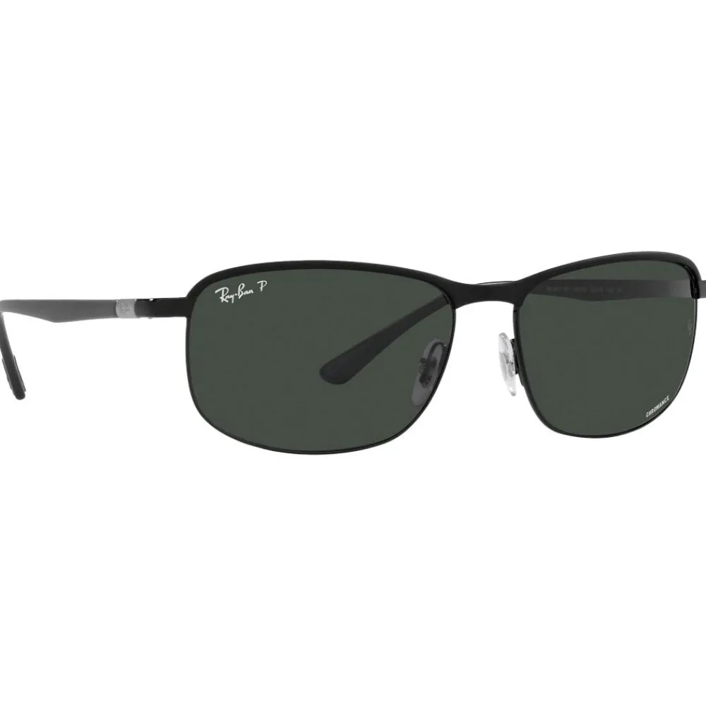 Lunettes Femme|Lunettes Polarisées<Ray Ban Lunettes de soleil RB3671CH Matte Black Chromance Dark Grey Polar