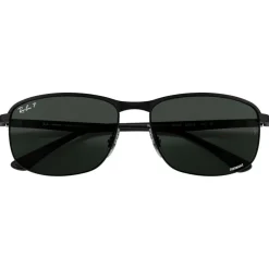Lunettes Femme|Lunettes Polarisées<Ray Ban Lunettes de soleil RB3671CH Matte Black Chromance Dark Grey Polar