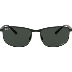 Lunettes Femme|Lunettes Polarisées<Ray Ban Lunettes de soleil RB3671CH Matte Black Chromance Dark Grey Polar