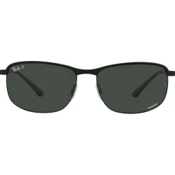 Lunettes Femme|Lunettes Polarisées<Ray Ban Lunettes de soleil RB3671CH Matte Black Chromance Dark Grey Polar
