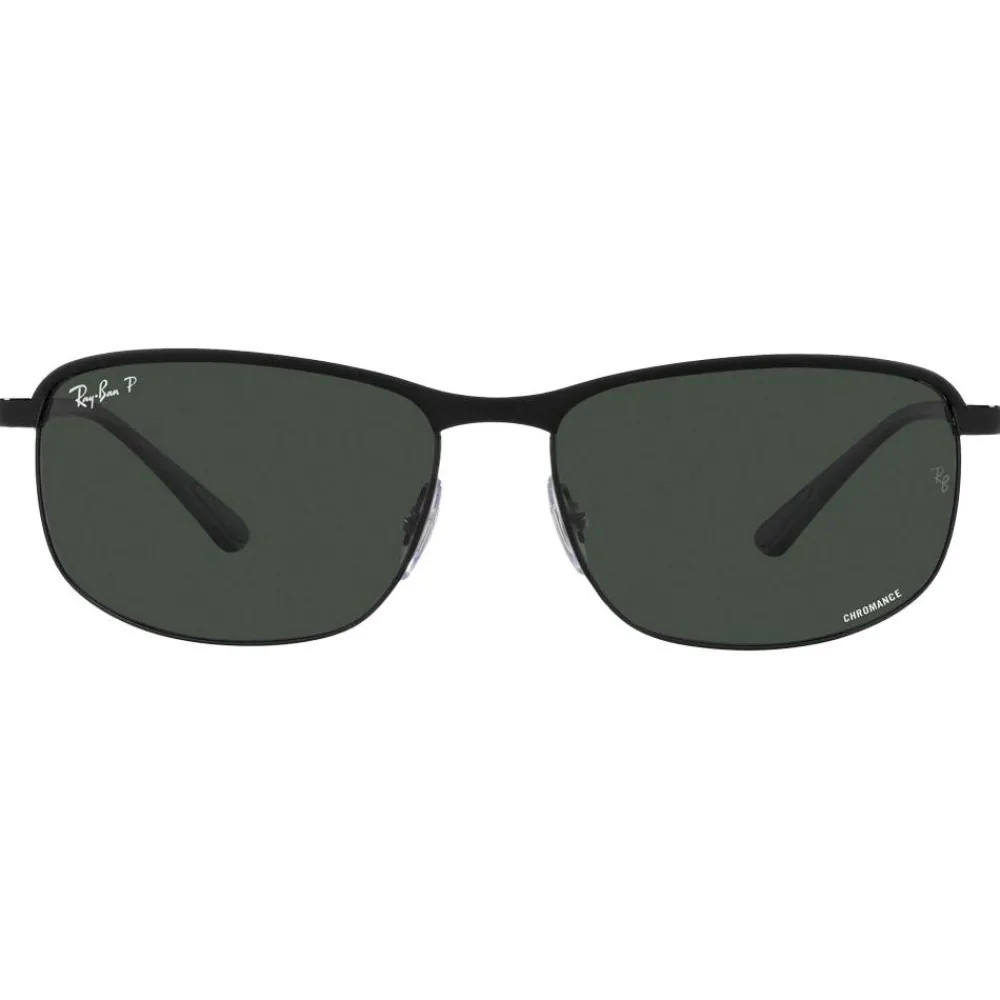 Lunettes Femme|Lunettes Polarisées<Ray Ban Lunettes de soleil RB3671CH Matte Black Chromance Dark Grey Polar