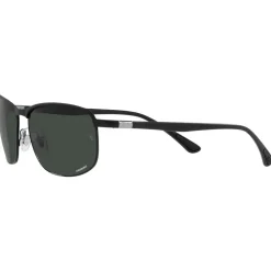 Lunettes Femme|Lunettes Polarisées<Ray Ban Lunettes de soleil RB3671CH Matte Black Chromance Dark Grey Polar