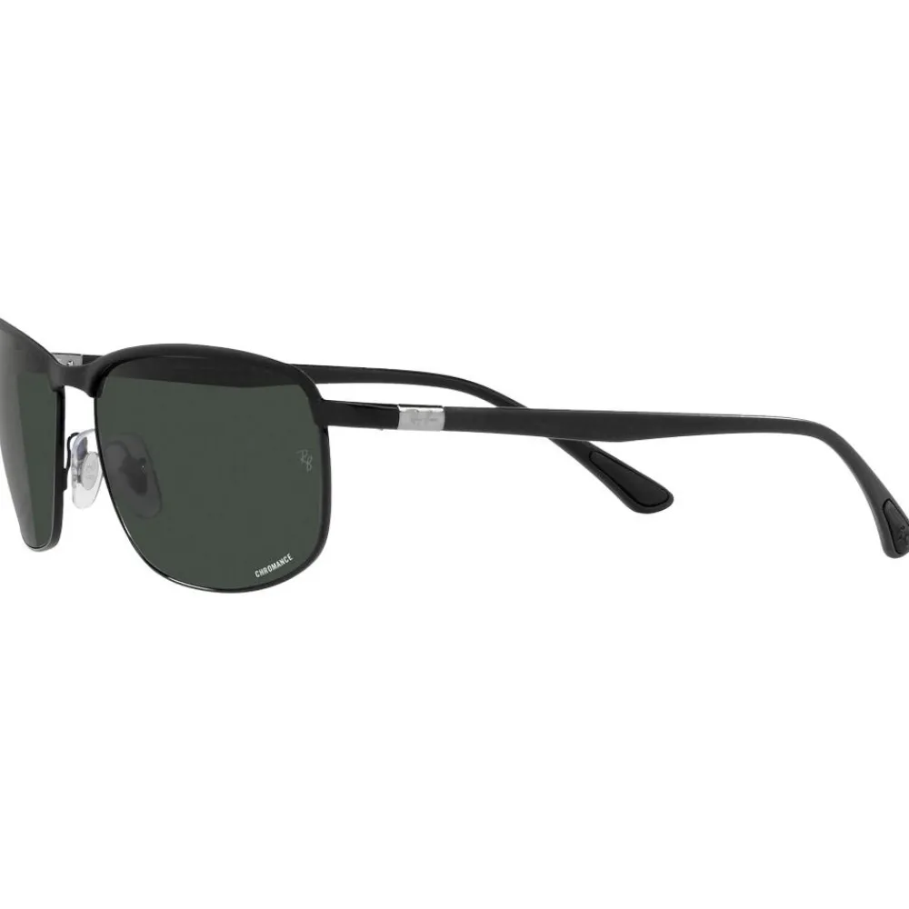 Lunettes Femme|Lunettes Polarisées<Ray Ban Lunettes de soleil RB3671CH Matte Black Chromance Dark Grey Polar