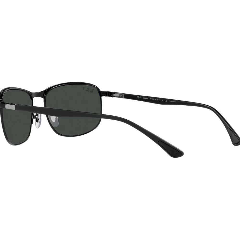 Lunettes Femme|Lunettes Polarisées<Ray Ban Lunettes de soleil RB3671CH Matte Black Chromance Dark Grey Polar