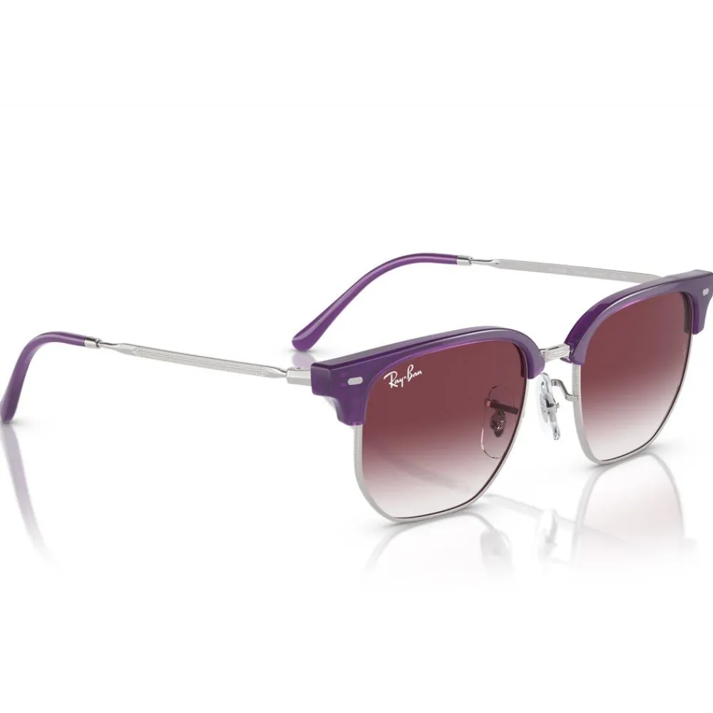 Best Lunettes de soleil New Clubmaster Kids Polished Opal Purple Grey Purple Enfant Lunettes Enfant