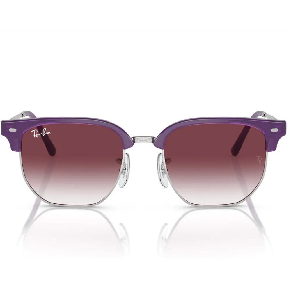 Best Lunettes de soleil New Clubmaster Kids Polished Opal Purple Grey Purple Enfant Lunettes Enfant