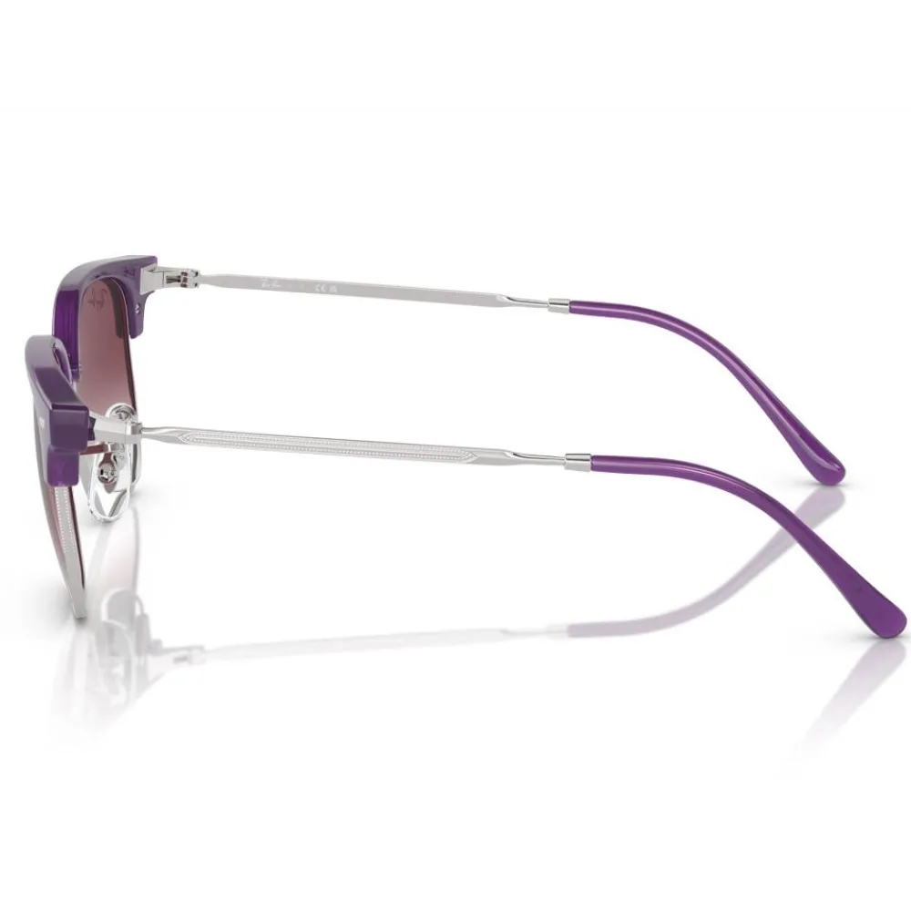 Best Lunettes de soleil New Clubmaster Kids Polished Opal Purple Grey Purple Enfant Lunettes Enfant