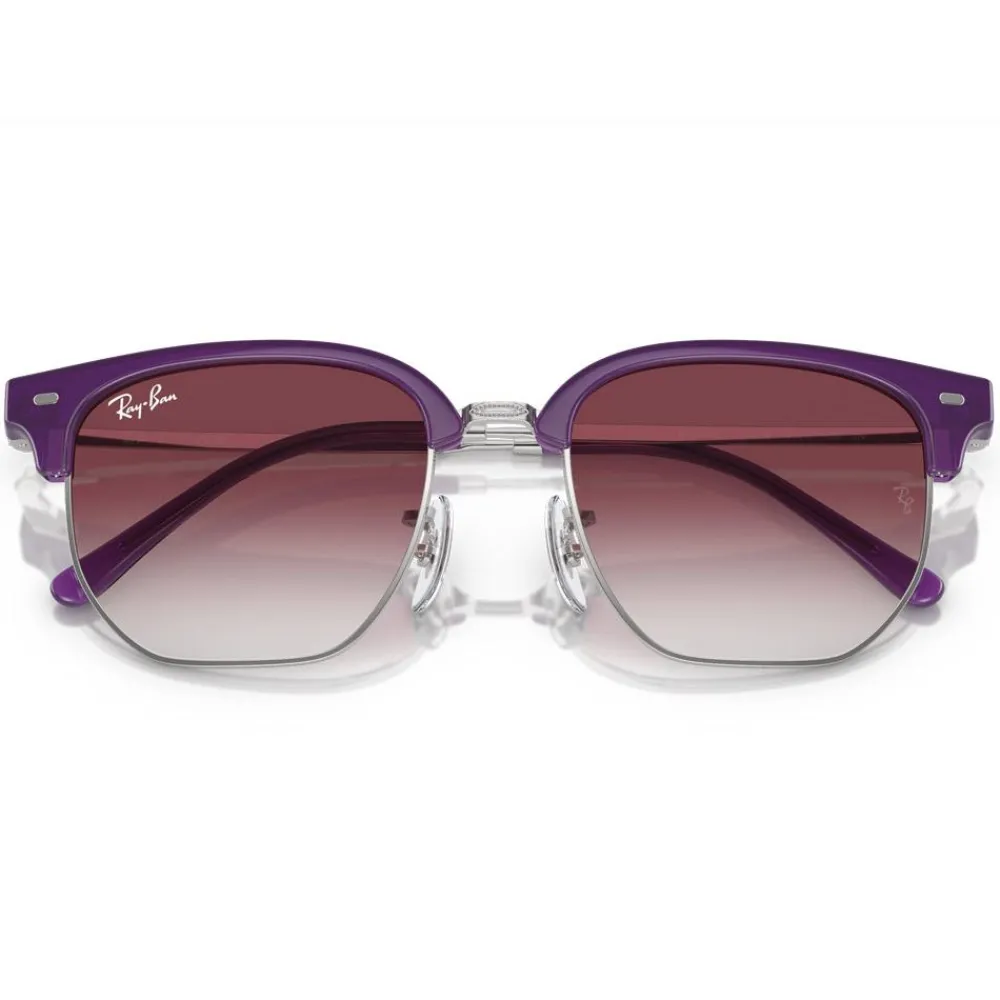 Best Lunettes de soleil New Clubmaster Kids Polished Opal Purple Grey Purple Enfant Lunettes Enfant