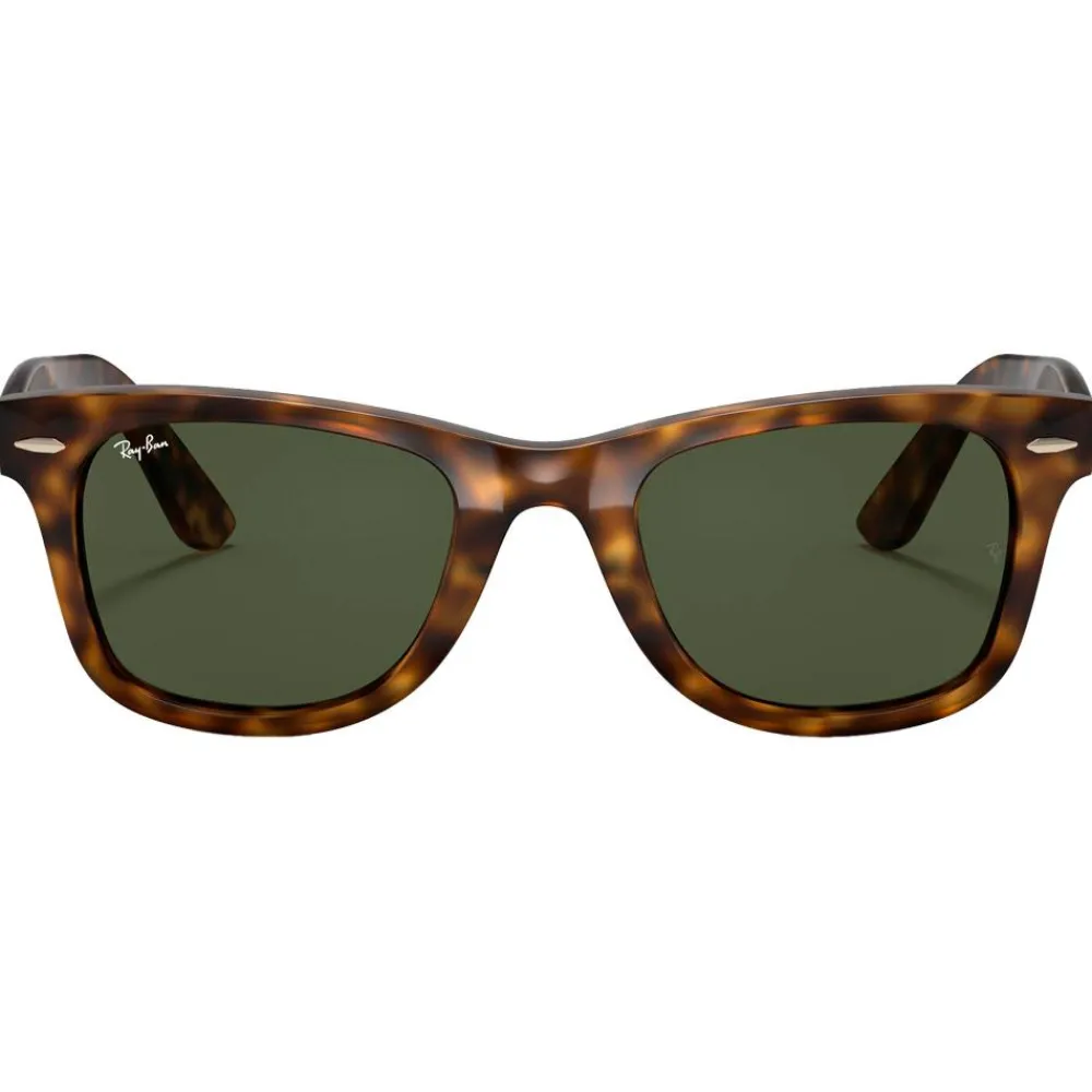 Sale Lunettes de soleil RB4340 Wayfarer Ease Polished Light Havana Green G-15 Femme Lunettes Femme|Lunettes Homme