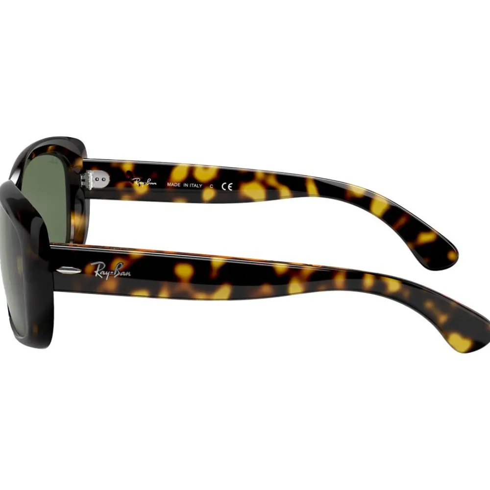 Best Lunettes de soleil RB4101 Jackie Ohh Polished Havana Light Green Femme Lunettes Femme
