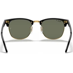 Hot Lunettes de soleil RB3016 Clubmaster Classic Polished Black Gold Green G-15 Polar Femme Lunettes Femme|Lunettes Polarisées