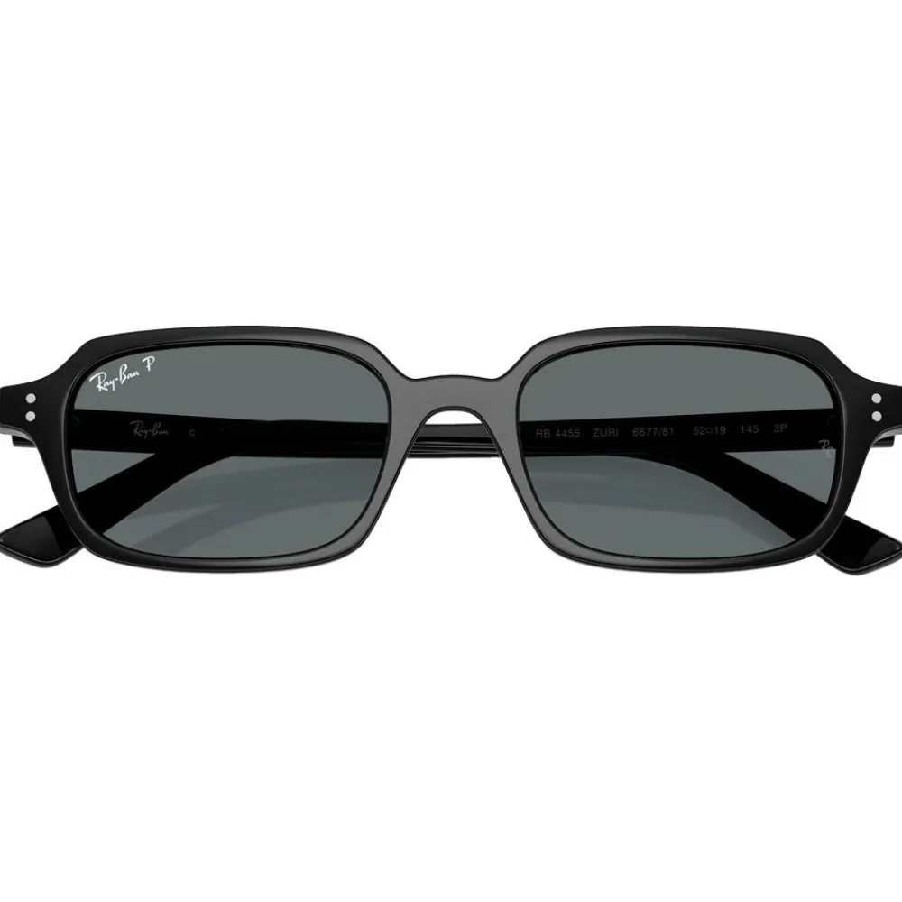 Online Lunettes de soleil RB4455 Zuri Polished Black Dark Grey Polar Femme Lunettes Femme|Lunettes Polarisées