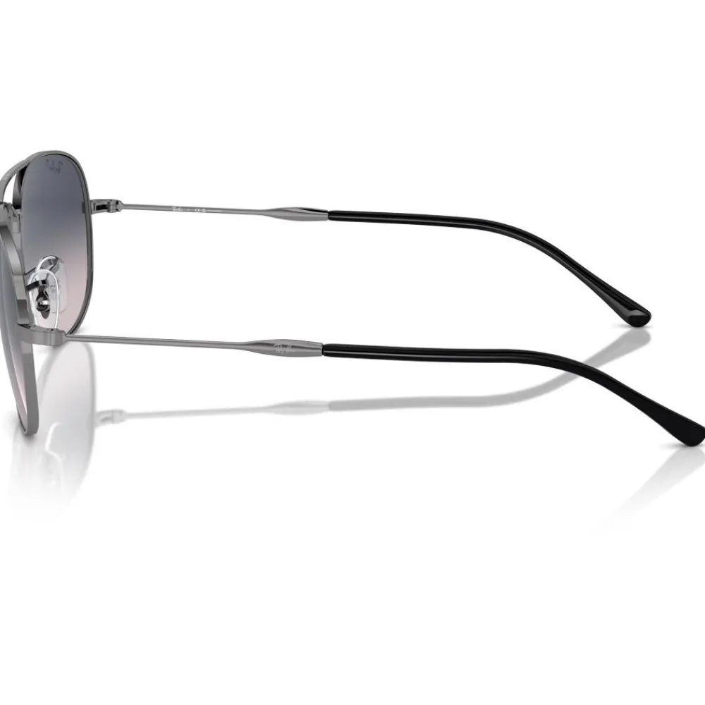 Lunettes Femme|Lunettes Polarisées<Ray Ban Lunettes de soleil RB3735 Bain Bridge Polished Gunmetal Polar Blue