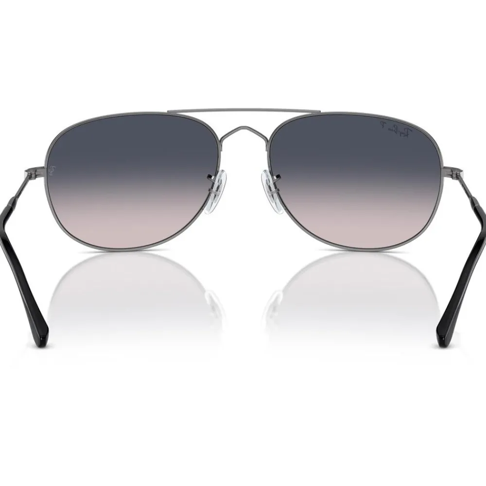 Lunettes Femme|Lunettes Polarisées<Ray Ban Lunettes de soleil RB3735 Bain Bridge Polished Gunmetal Polar Blue