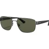 Best Lunettes de soleil RB3663 Polished Gunmetal Green G-15 Polar Femme Lunettes Femme|Lunettes Polarisées