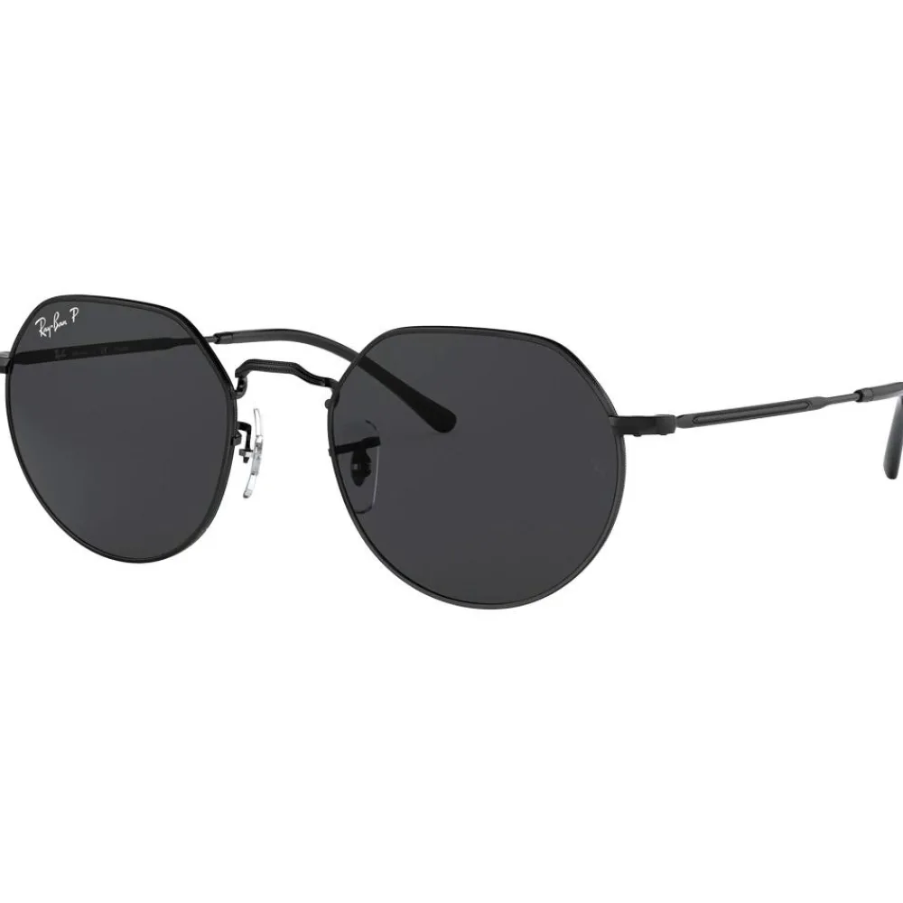 Best Lunettes de soleil RB3565 Jack Polished Black Polar Black Femme Lunettes Femme|Lunettes Polarisées
