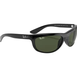 New Lunettes de soleil RB4089 Balorama Polished Black Green G-15 Femme Lunettes Femme