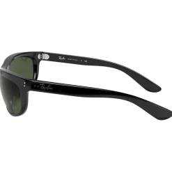 New Lunettes de soleil RB4089 Balorama Polished Black Green G-15 Femme Lunettes Femme