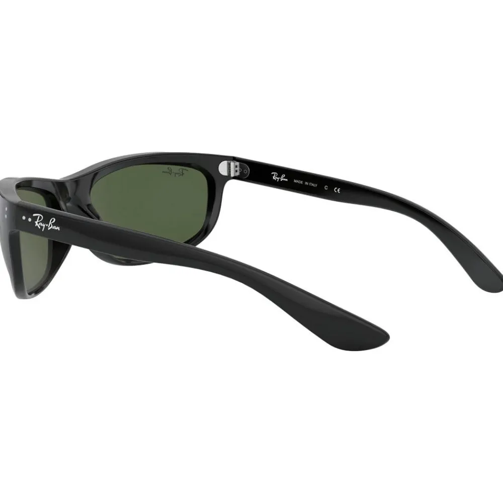 New Lunettes de soleil RB4089 Balorama Polished Black Green G-15 Femme Lunettes Femme