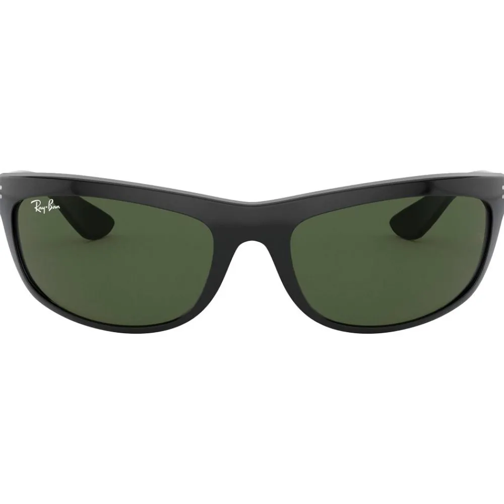 New Lunettes de soleil RB4089 Balorama Polished Black Green G-15 Femme Lunettes Femme