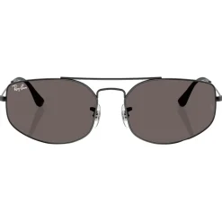 Lunettes Femme<Ray Ban Lunettes de soleil RB3845 Explorer V Polished Black Dark Grey