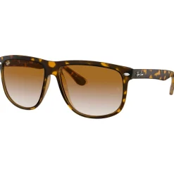 Lunettes Femme<Ray Ban Lunettes de soleil RB4147 Boyfriend Polished Light Havana Gradient Light Brown