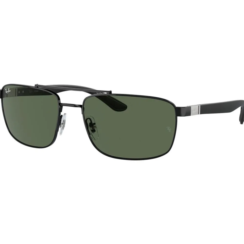 Hot Lunettes de soleil RB3737 Polished Black Dark Green Femme Lunettes Femme