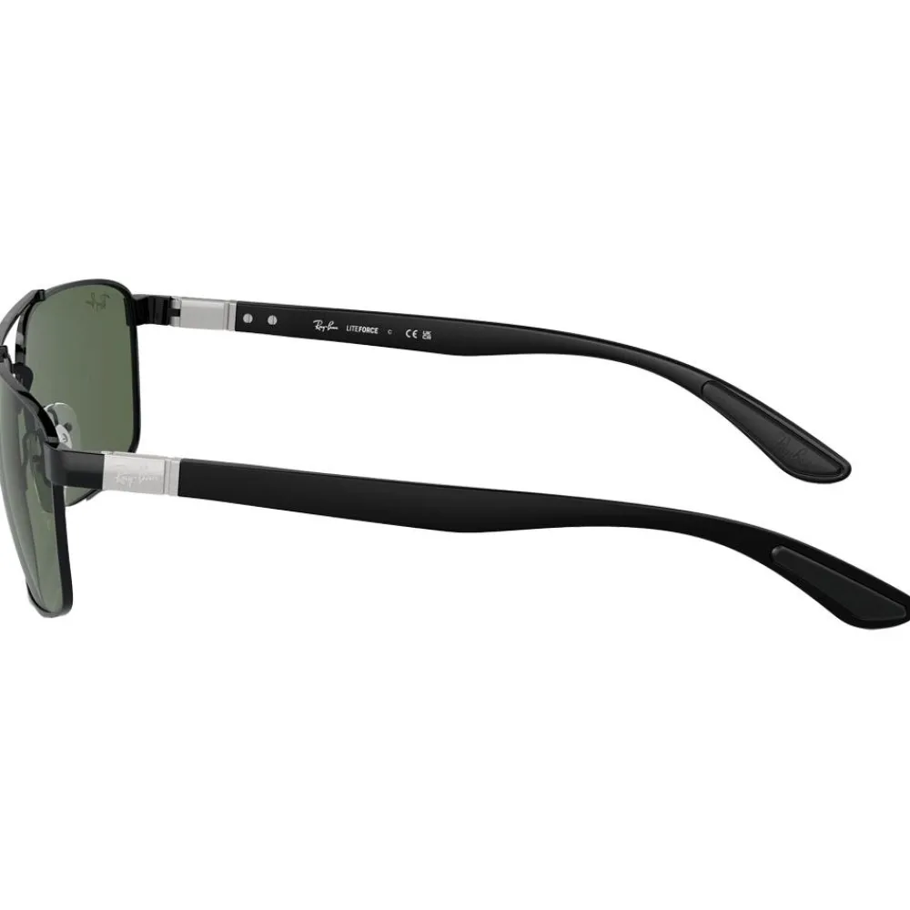 Hot Lunettes de soleil RB3737 Polished Black Dark Green Femme Lunettes Femme