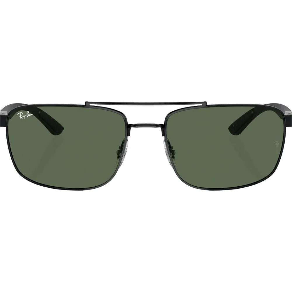 Hot Lunettes de soleil RB3737 Polished Black Dark Green Femme Lunettes Femme